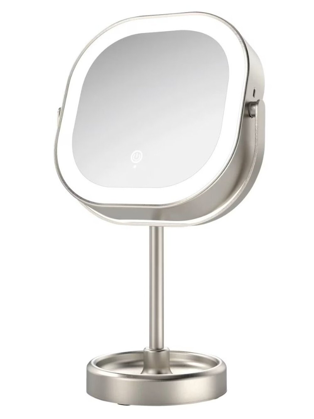 Conair Halo LED Double Sided 1x10x Vanity Mirror 360° Rotation USB Rechargeable